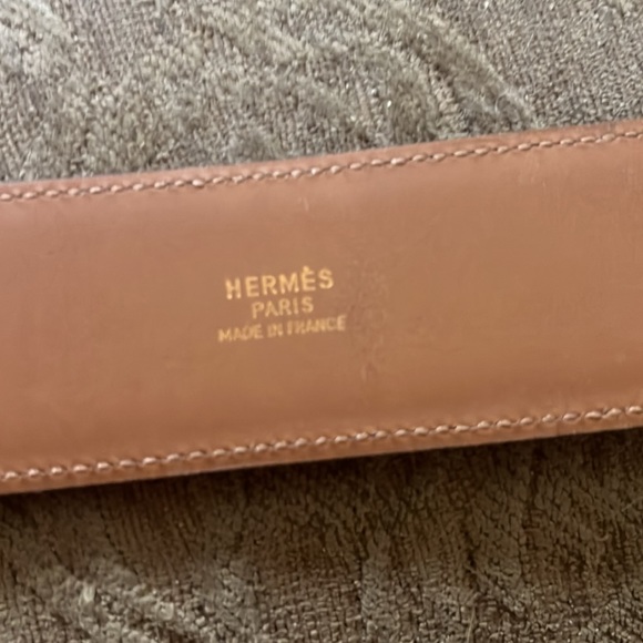 Hermes black leather and gold hardware belt this belt is a serious BEAUTY! 🤩 - Picture 4 of 8